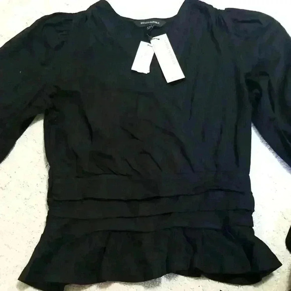 Banana Republic Petite Wrap Top - Picture 9 of 9